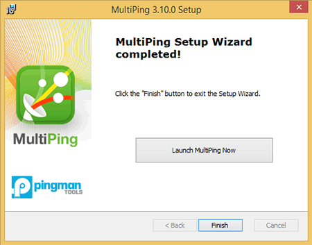 MultiPing install complete