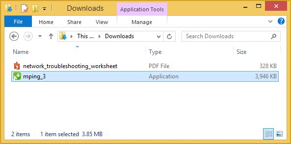 MultiPing in Download folder